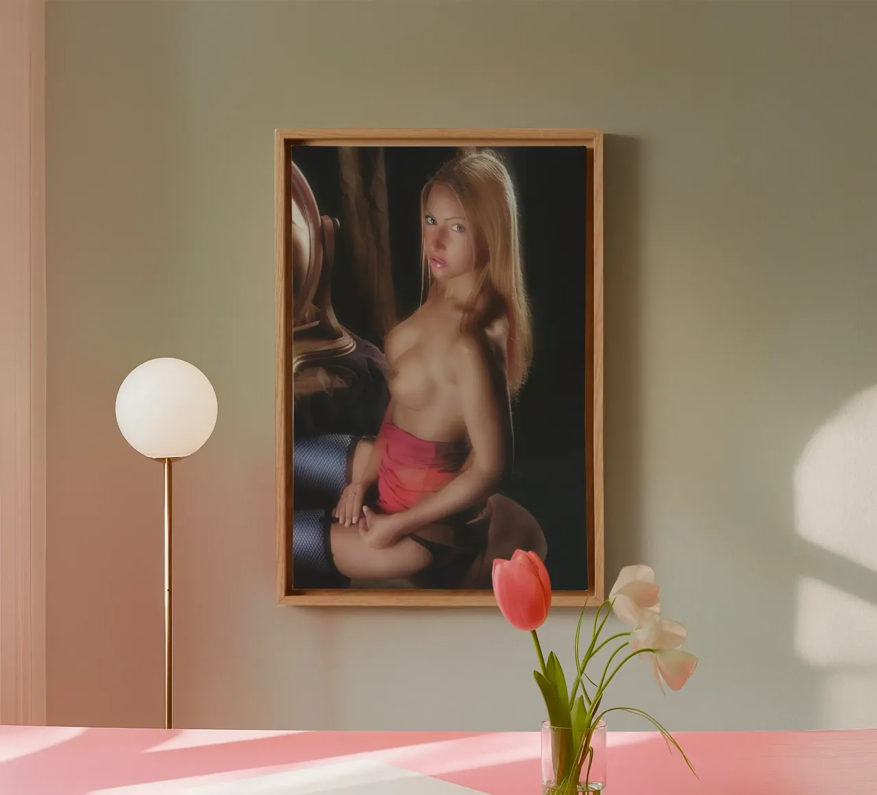 Kerry canvas met Baklijst van Dave Hare Photography