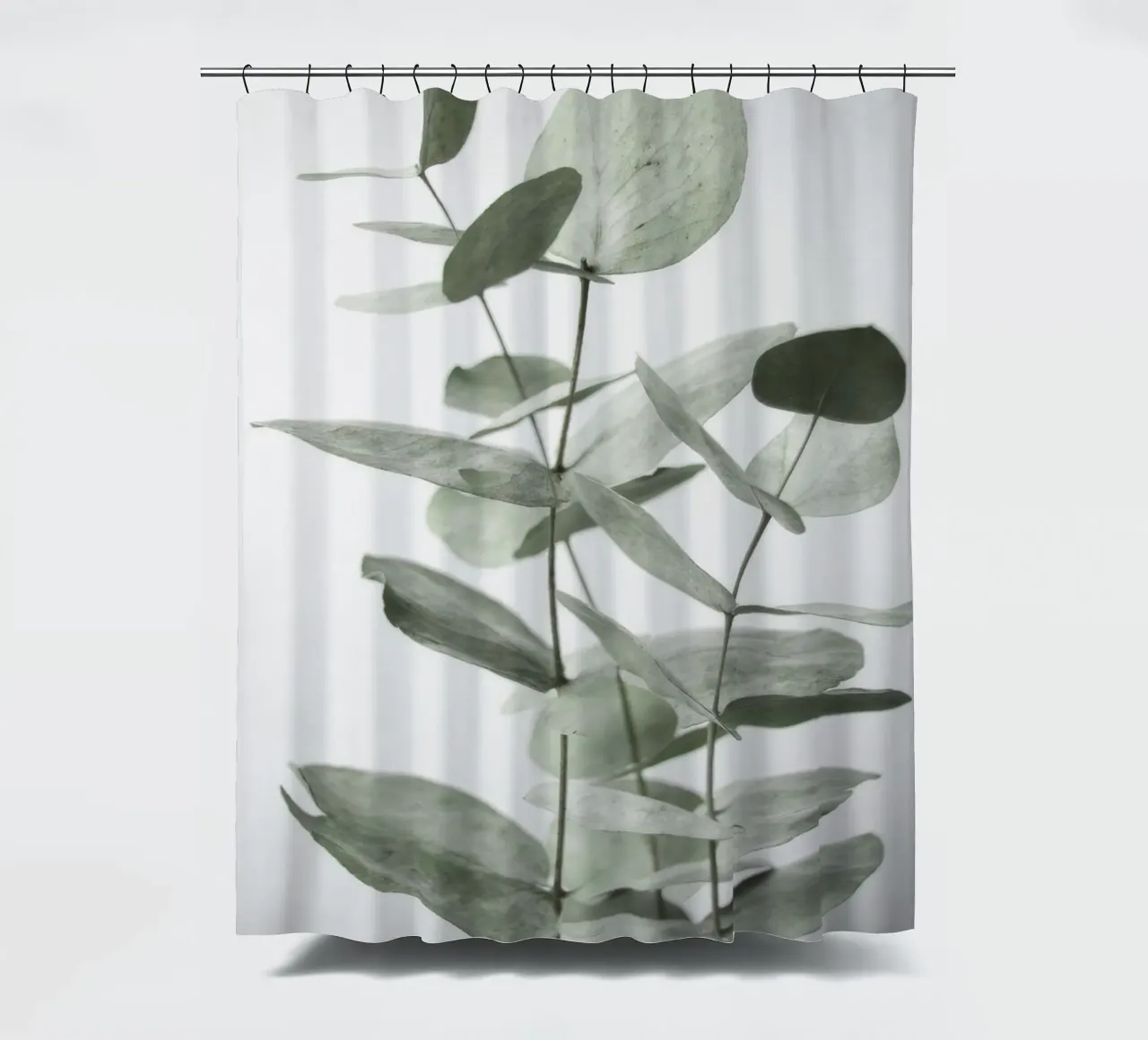 Eucalyptus Leaves shower curtain by Melloi Art Print