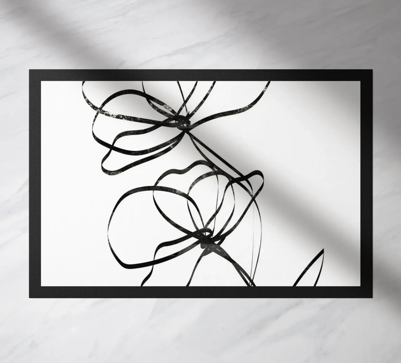 Fiori Line Art zerbino da Melloi Art Print