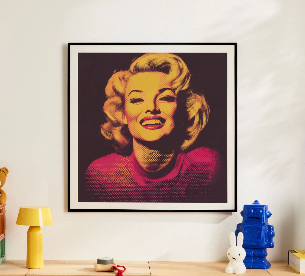 Marilyn Monroe | Impression rétro vintage nostalgique en demi-teinte poster de Autofocus