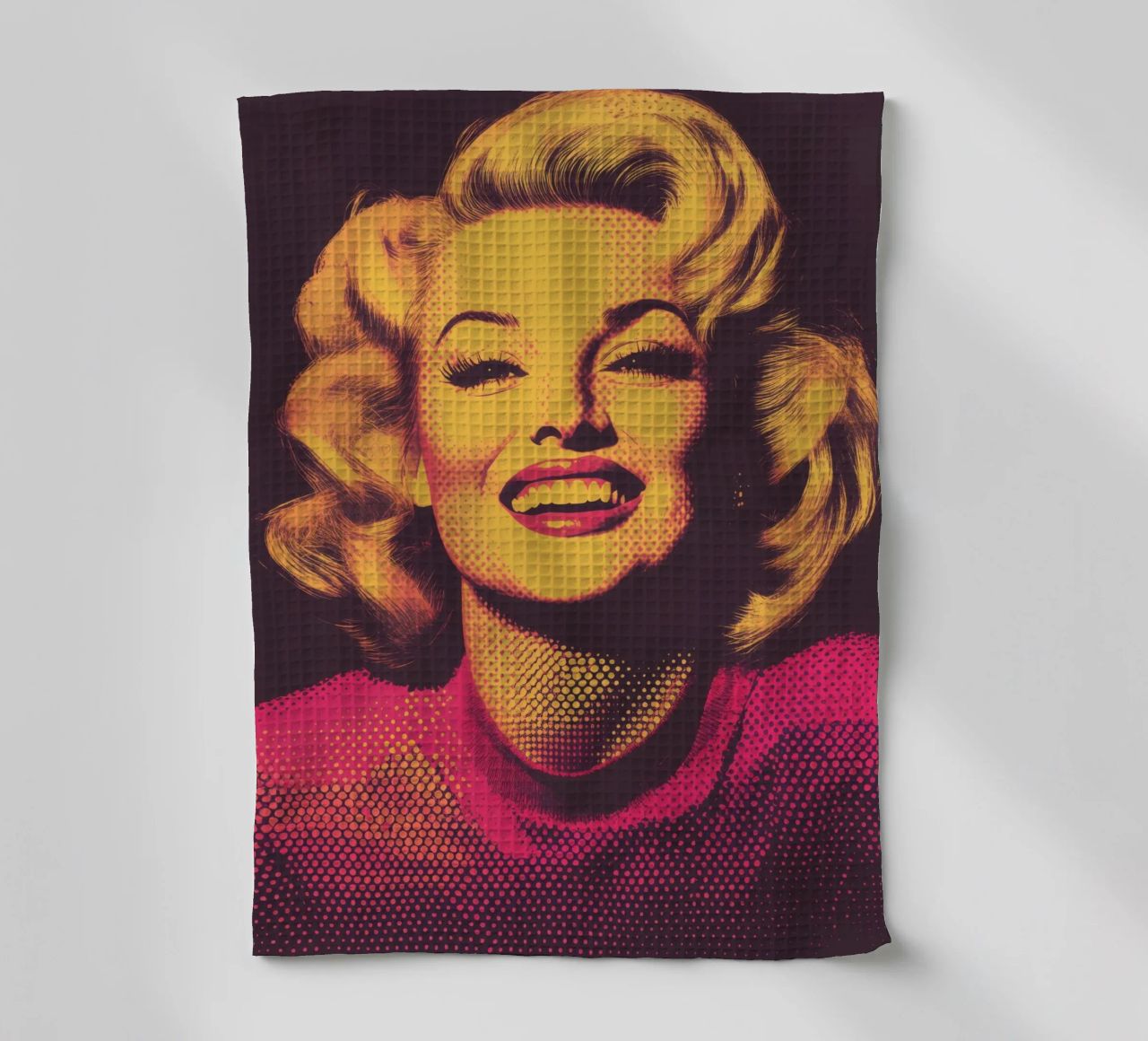 Marilyn Monroe | Impression rétro vintage nostalgique en demi-teinte torchon de Autofocus