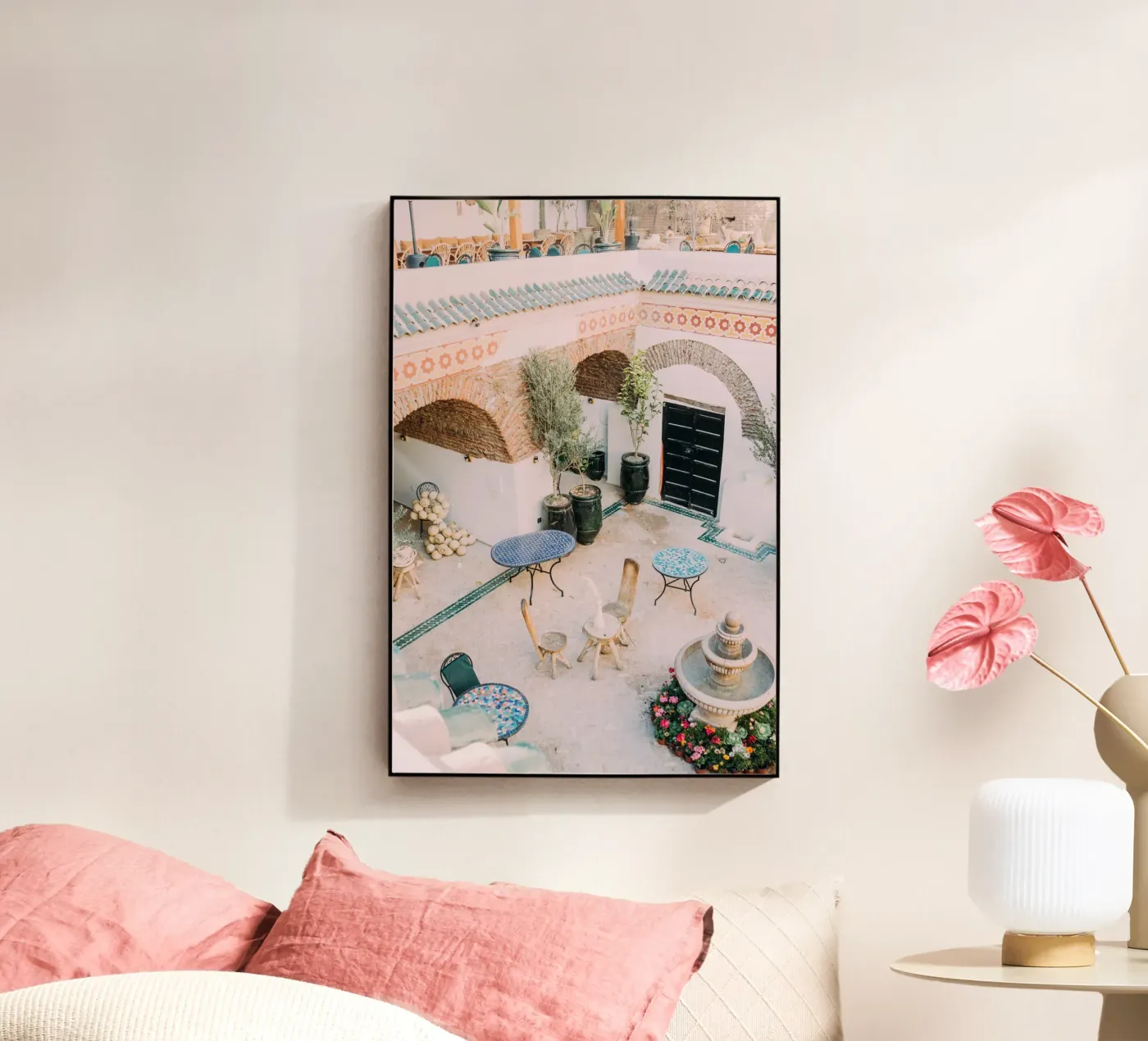 Marrakech Restaurant Courtyard plexiglass da patiphotography