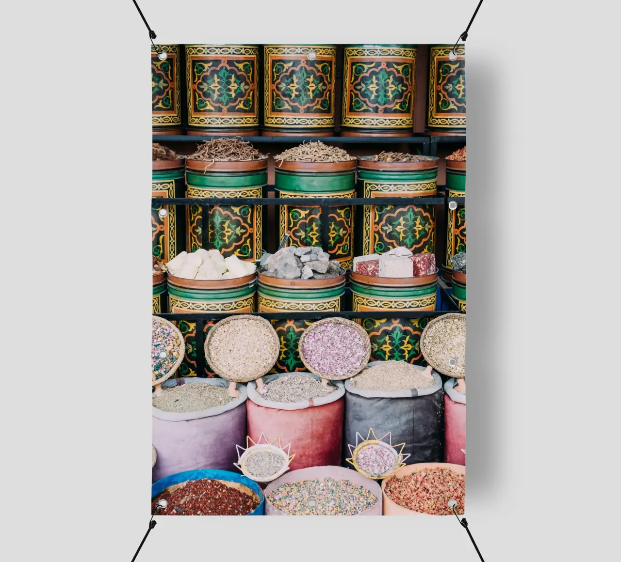 Spices in Marrakech telo in pvc da patiphotography