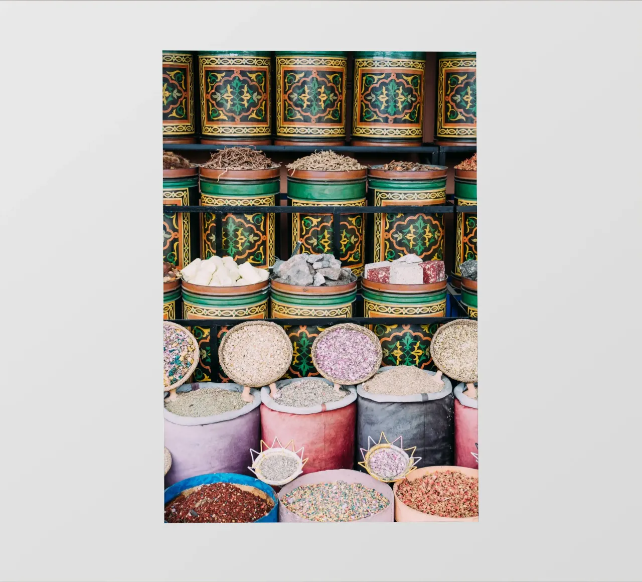 Spices in Marrakech telo in pvc da patiphotography