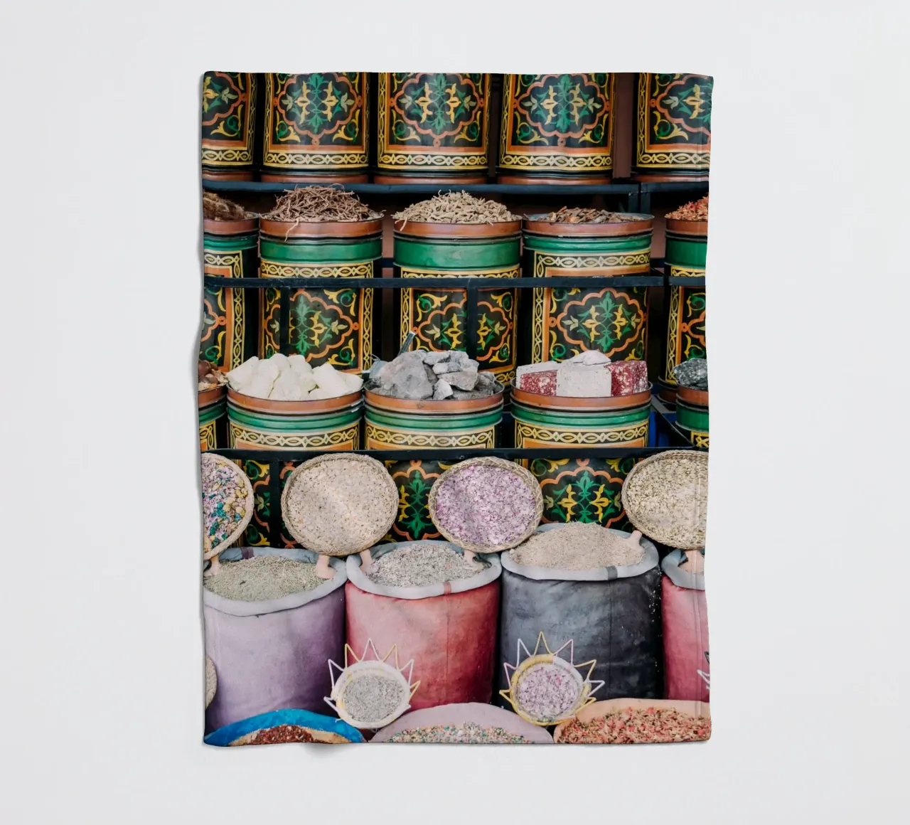 Spices in Marrakech coperta in pile da patiphotography