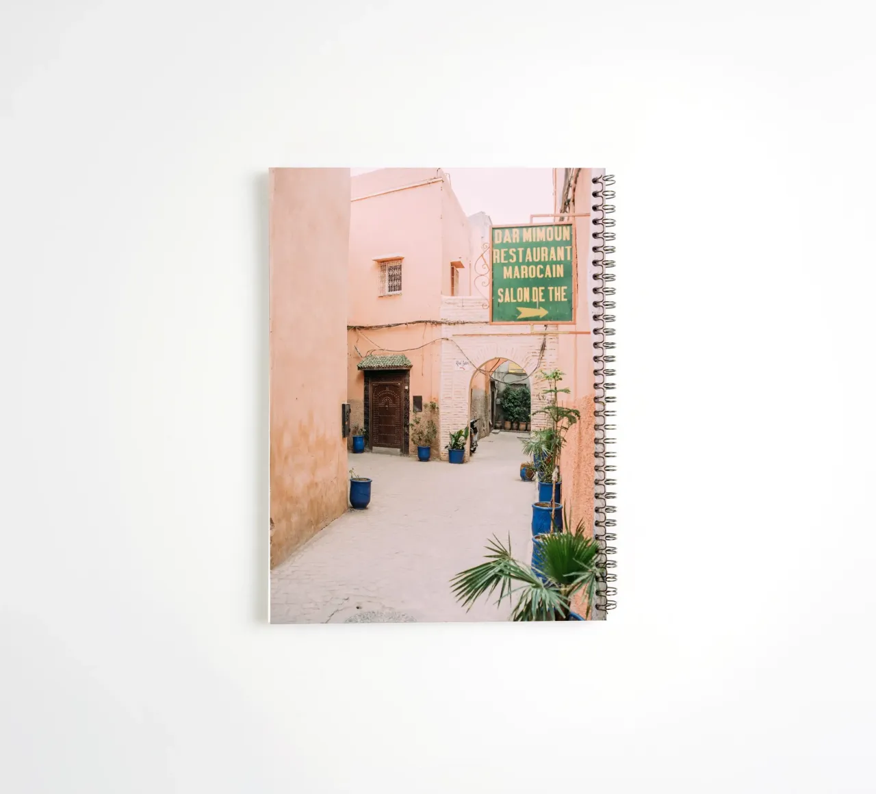 Marrakech Souks spiral notebook by patiphotography