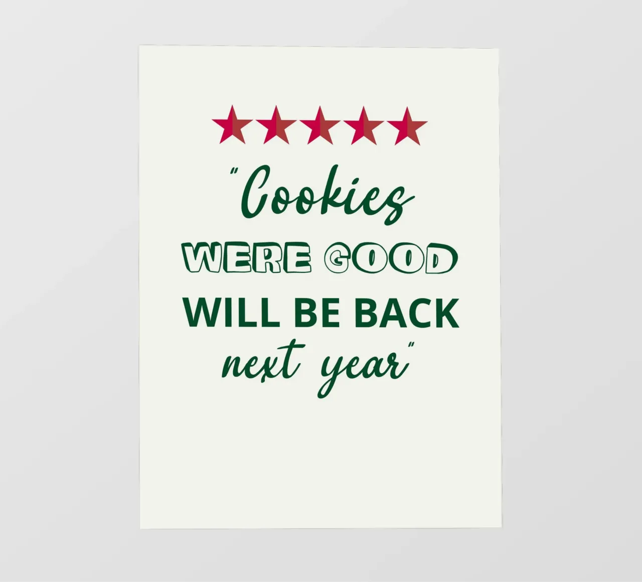 cookies were good will be beck next year telo in pvc da ramosashop