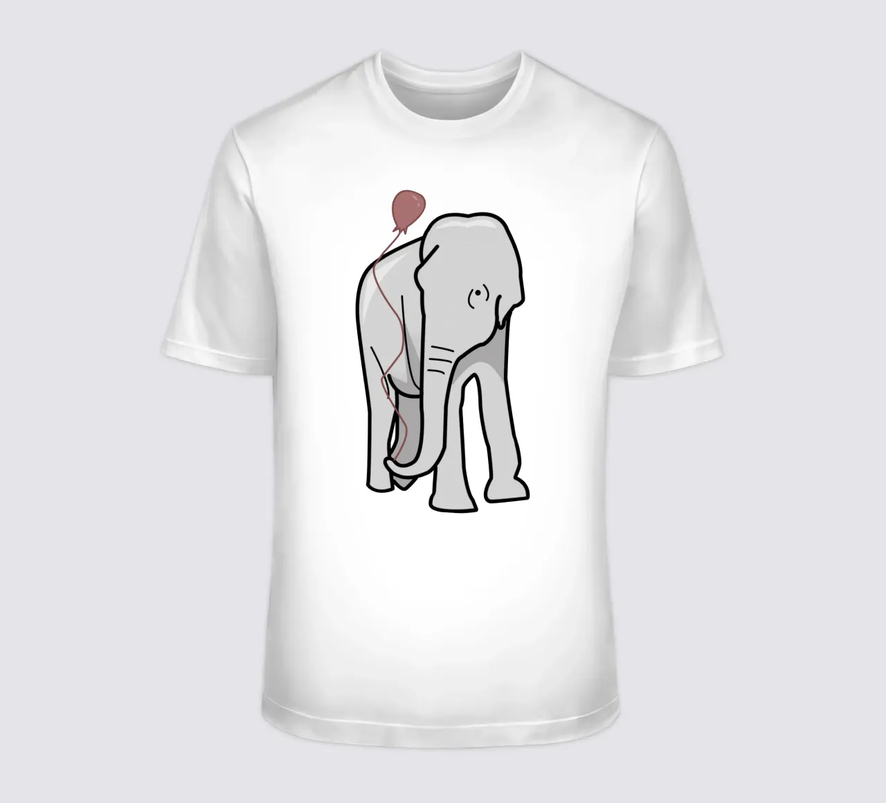 Elephant and Balloon t-shirt da IndigoBird