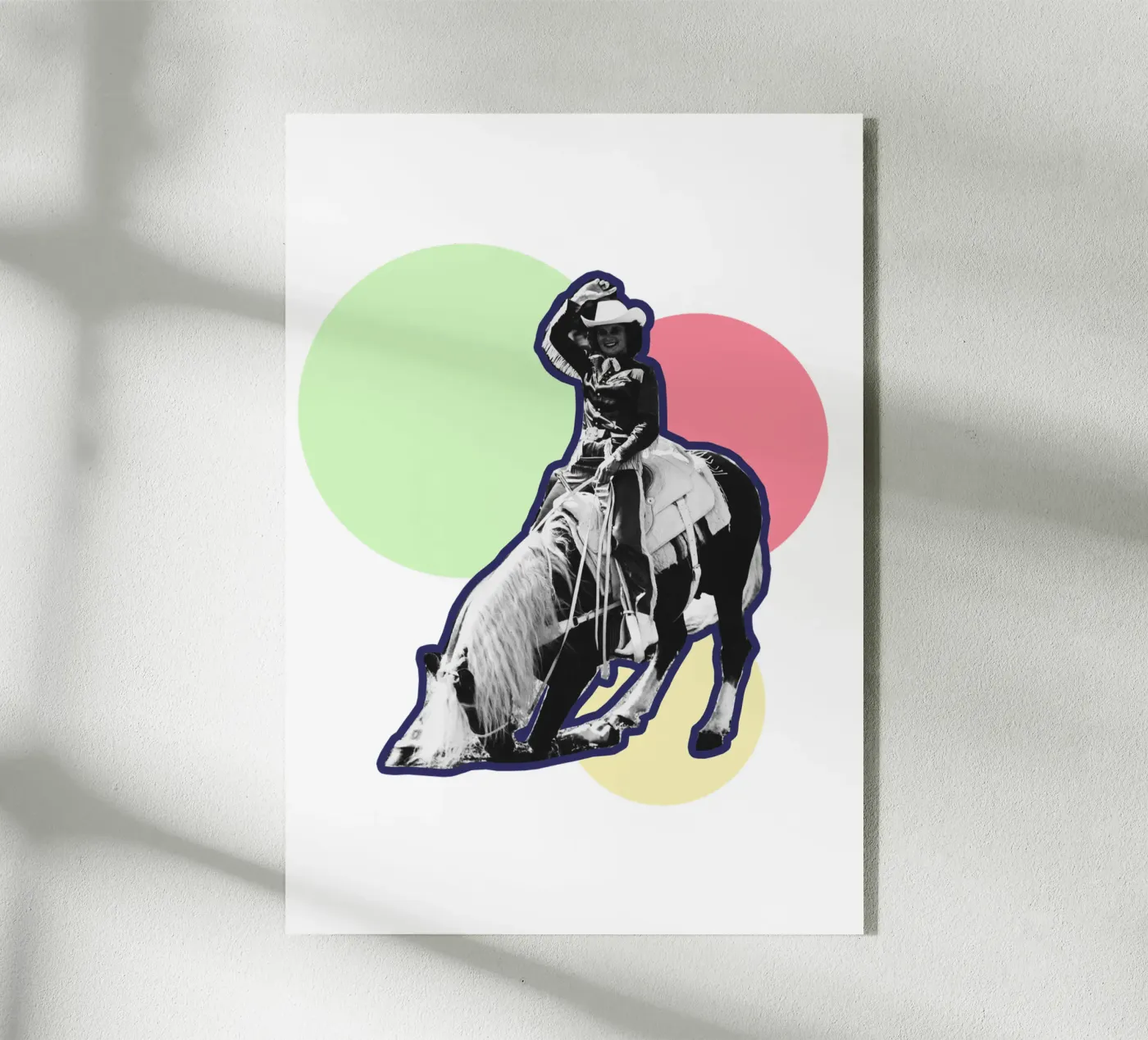 Western Riding Woman plexiglass da IndigoBird
