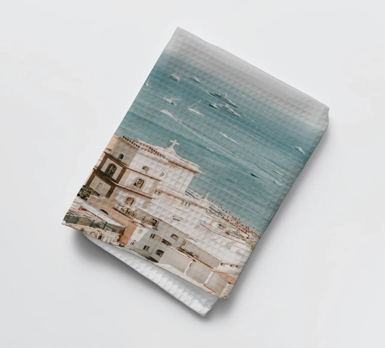 Amalfi Coast Atrani, Positano Print, italian wall art photo tea towel by TheTravelClub
