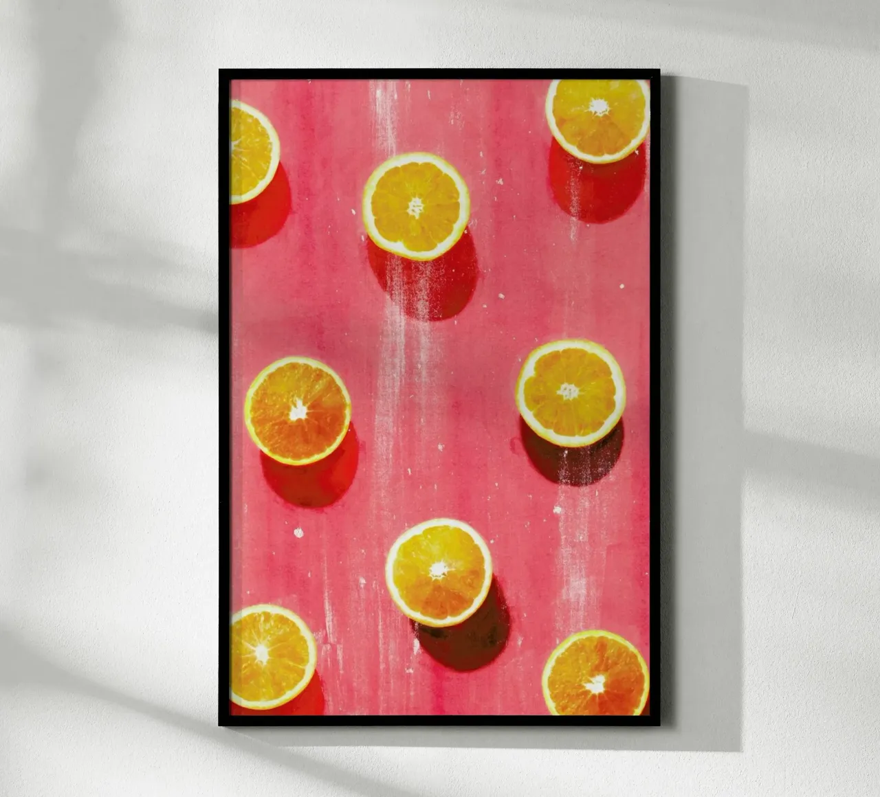 Fruit 5 poster con telaio in legno da STUDIO LEEMO