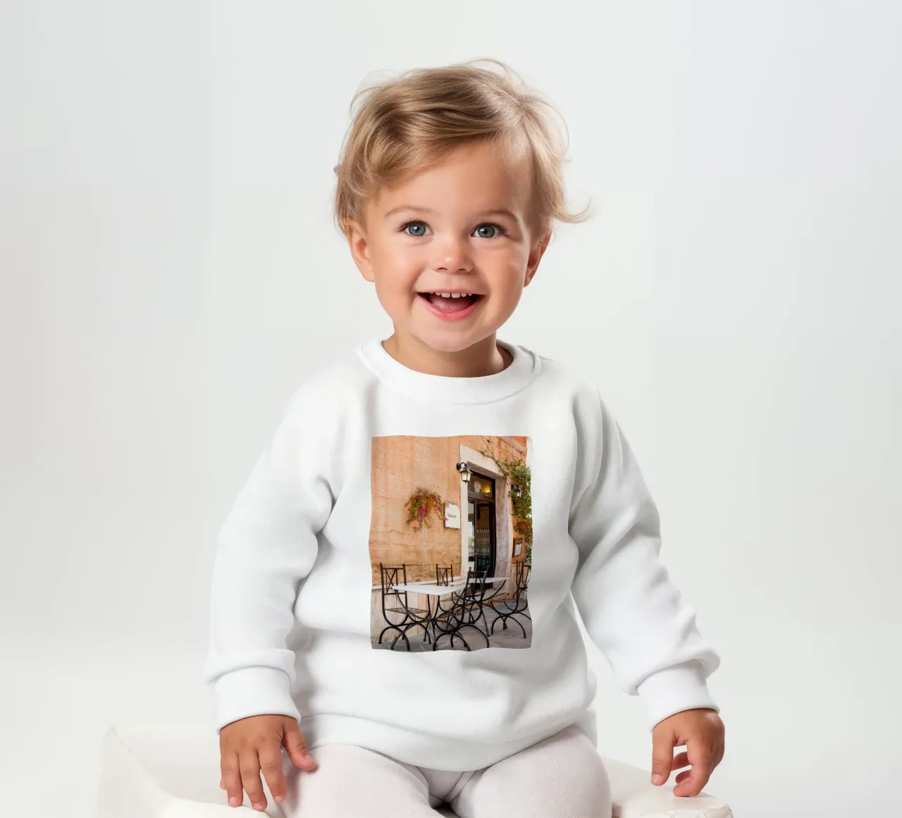 Italienische Fotografie, La Dolce Vita Italien Druck Baby Sweatshirt von TheTravelClub