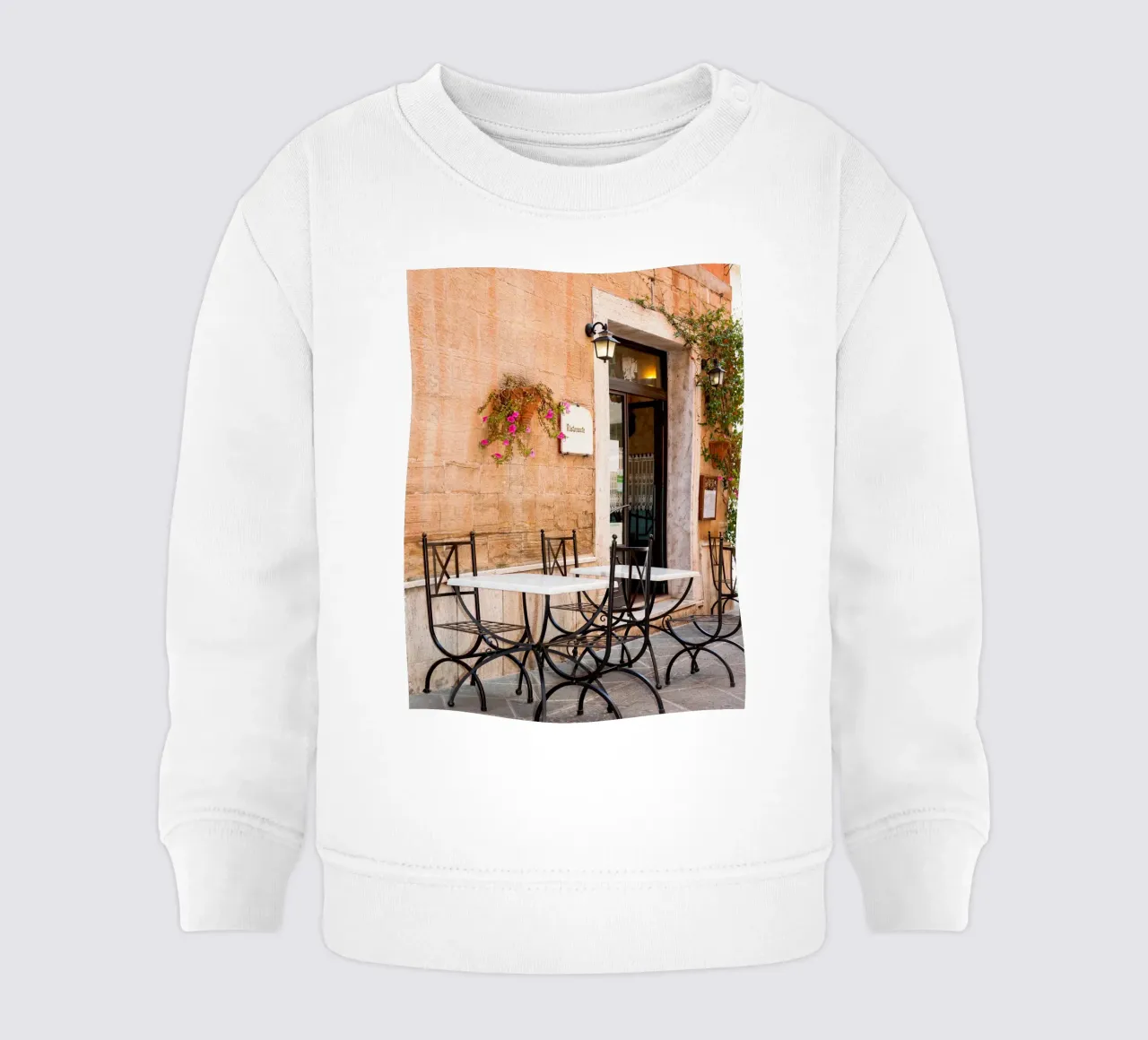 Italienische Fotografie, La Dolce Vita Italien Druck Baby Sweatshirt von TheTravelClub