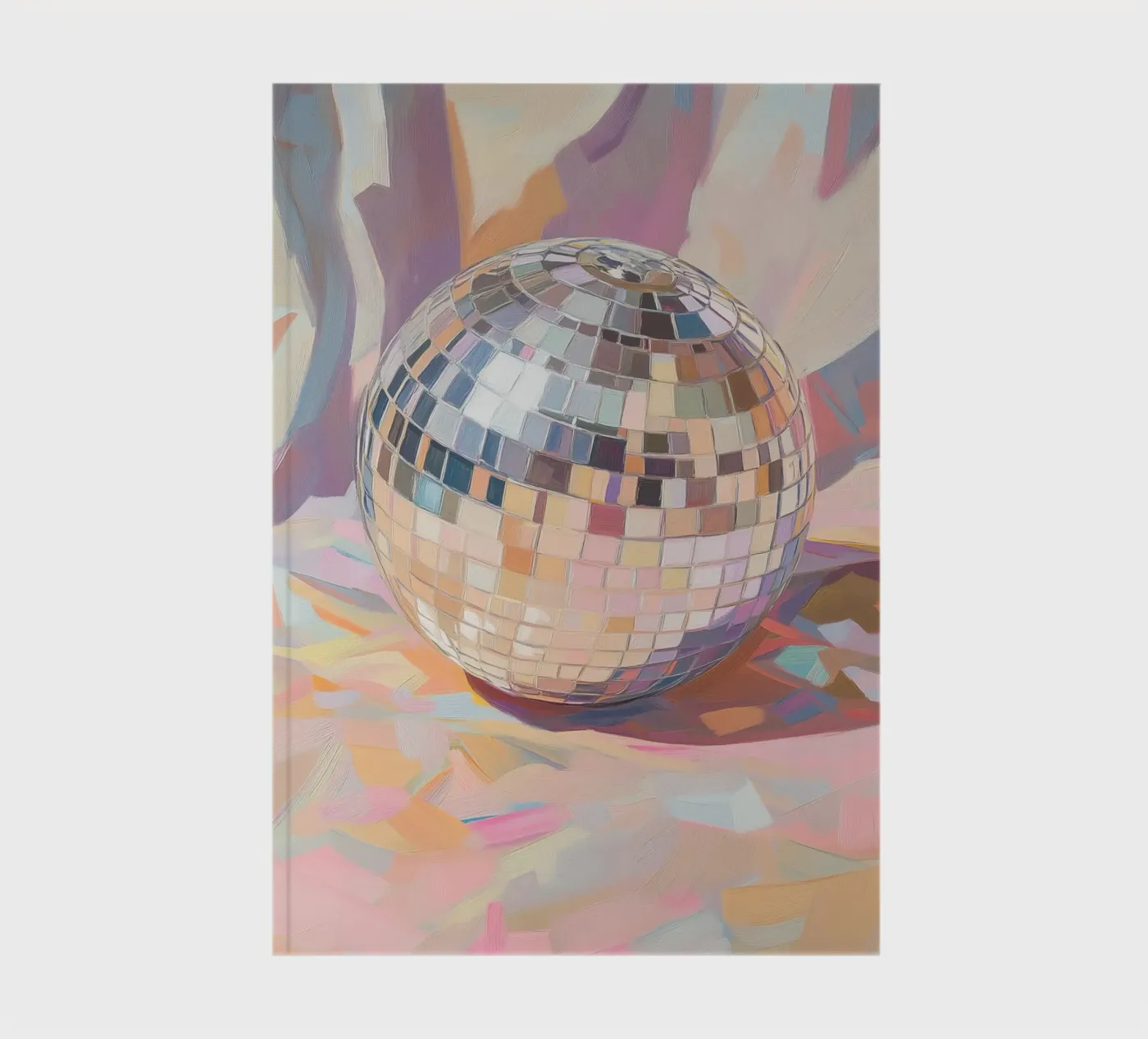 Disco Ball notebook by Melloi Art Print