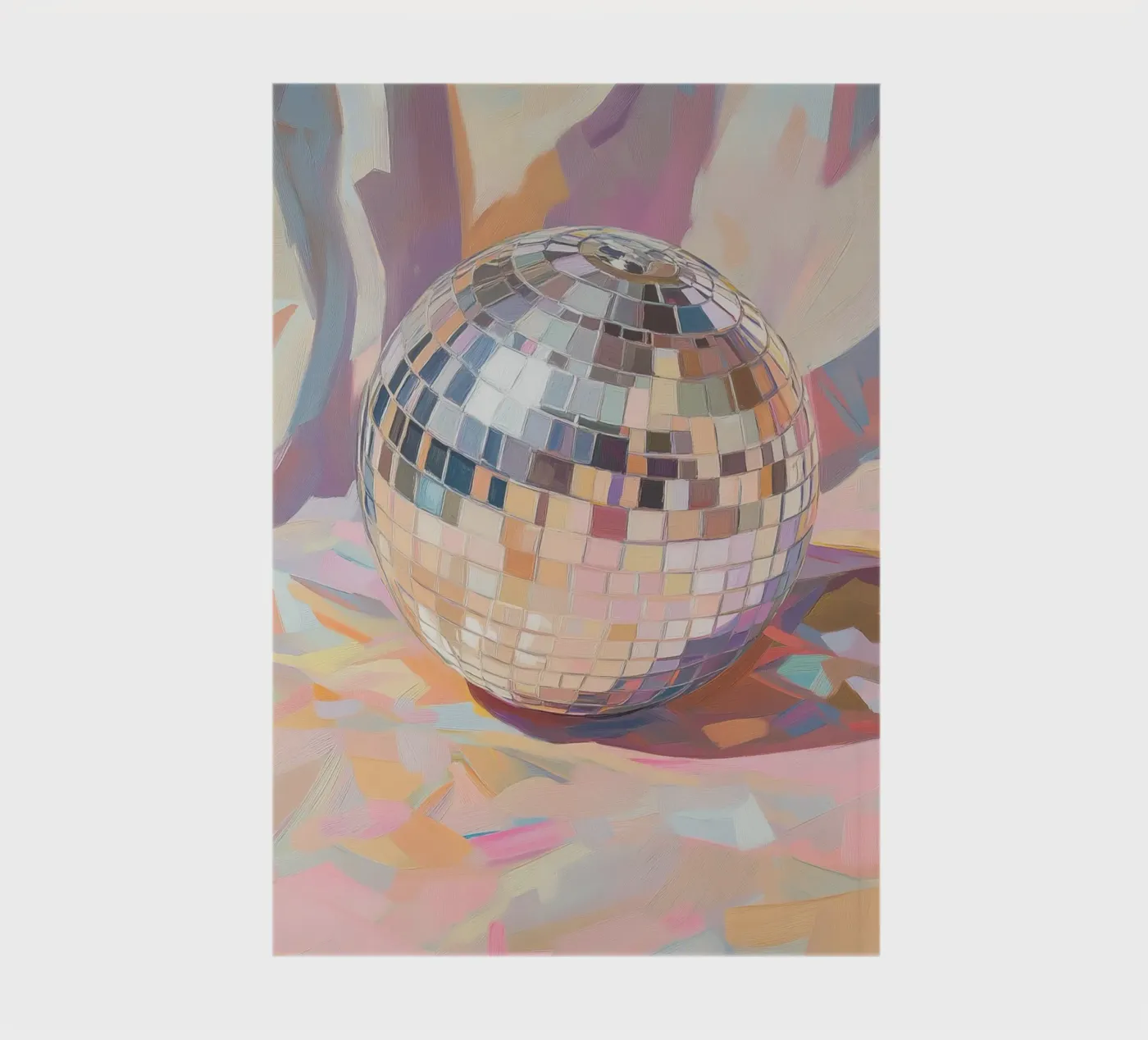 Disco Ball notebook by Melloi Art Print