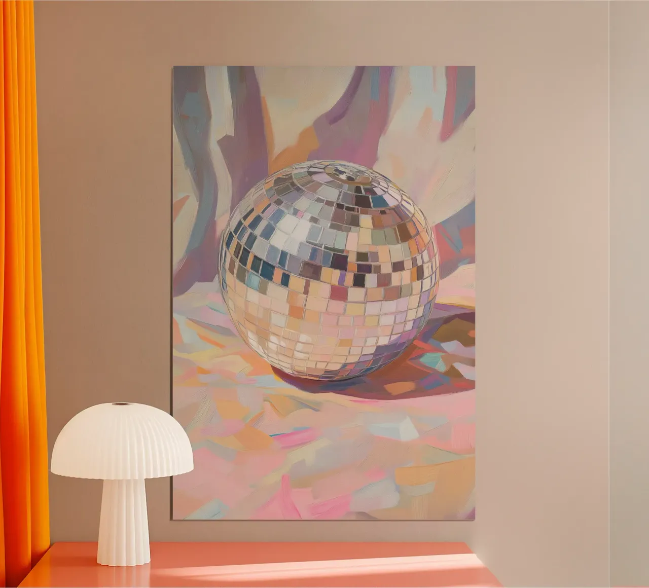 Pittura a palla da discoteca poster da Melloi Art Print