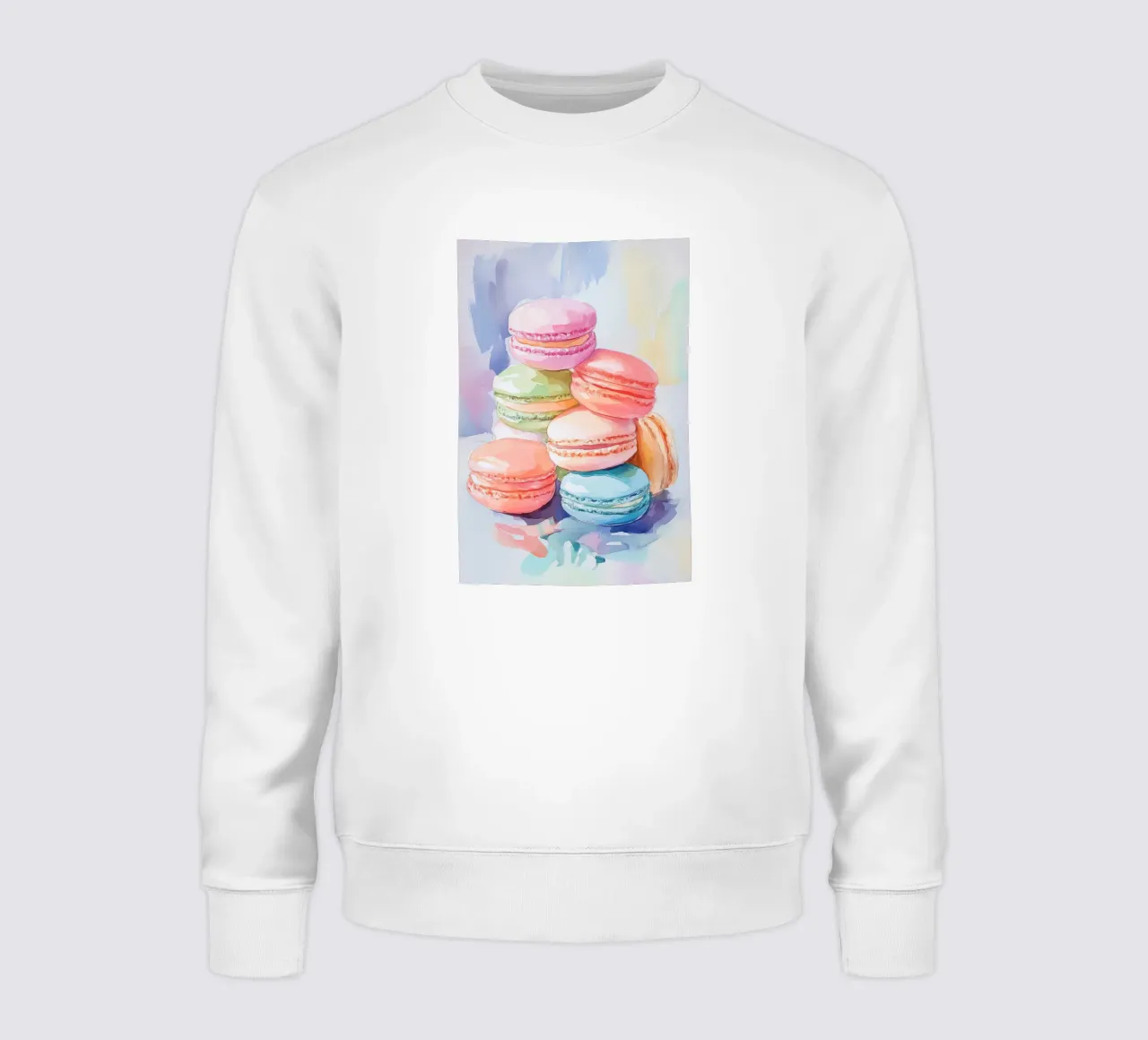 Macarons colorati felpa da Melloi Art Print