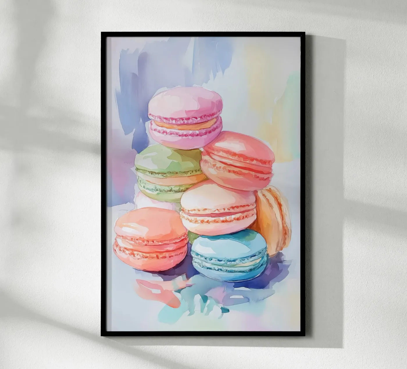 Colorful Macarons poster de Melloi Art Print