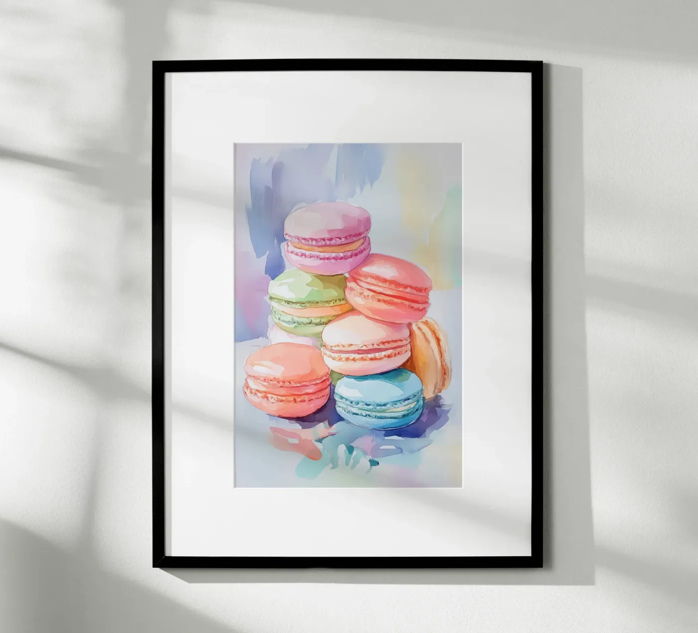 Colorful Macarons poster de Melloi Art Print