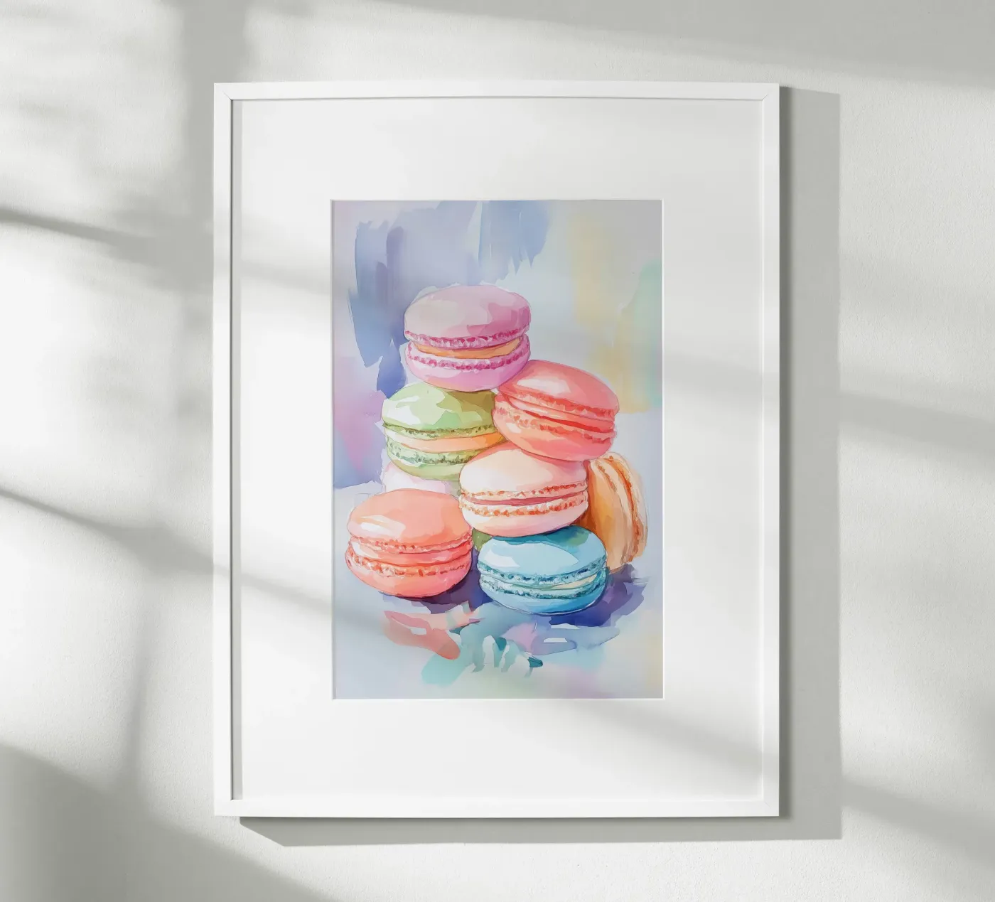Colorful Macarons poster de Melloi Art Print