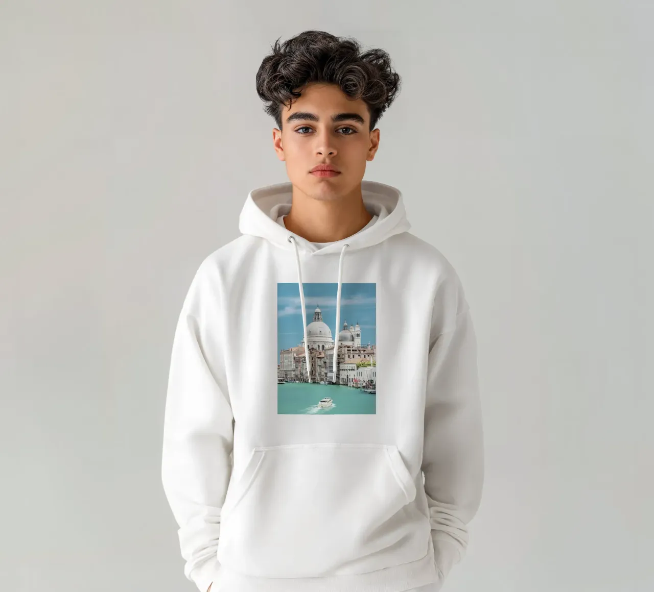 Venice Italy print, italian wall art, la dolce vita hoodie by TheTravelClub