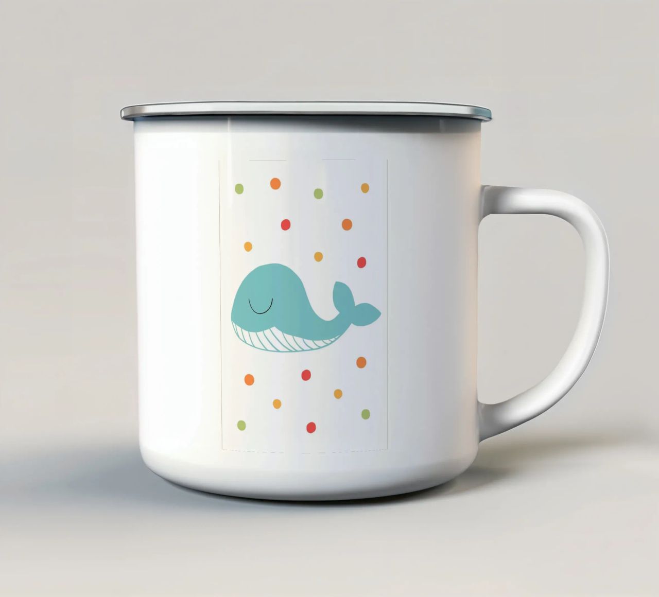 Wal mit Punkten tazza in smalto da BAINAI KIDS
