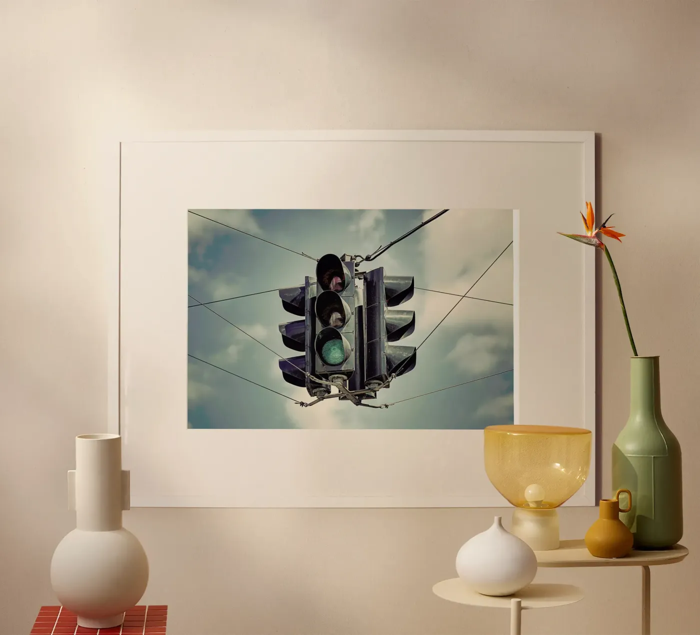 Green Poster von Michael Belhadi