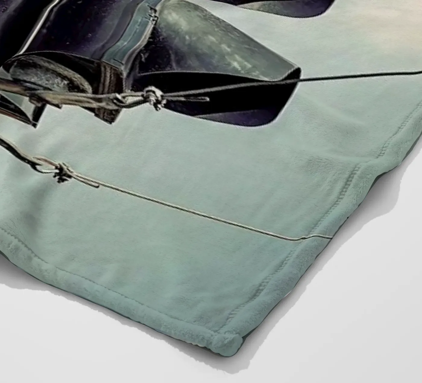 Green fleecedeken van Michael Belhadi