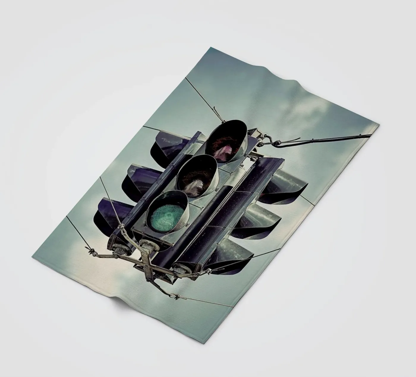 Green fleecedeken van Michael Belhadi