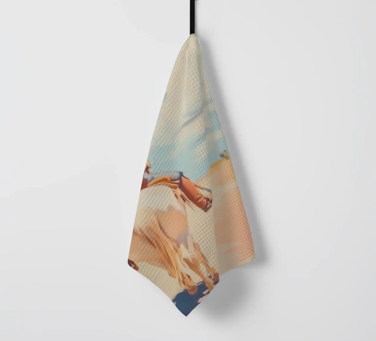 Cavalcata nel deserto occidentale canovaccio da cucina da Melloi Art Print