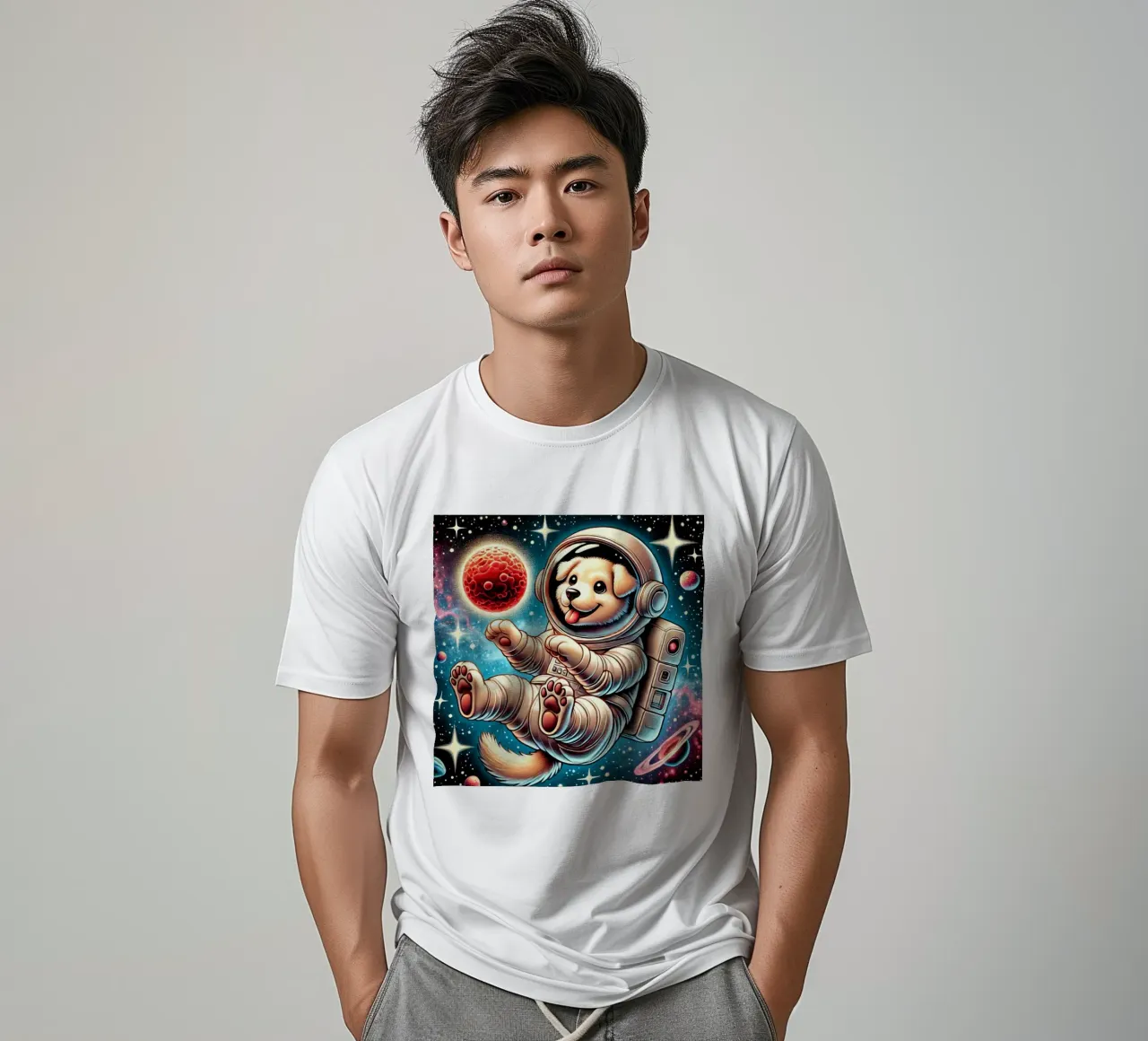 Avventura del cucciolo cosmico t-shirt da FluffyToons