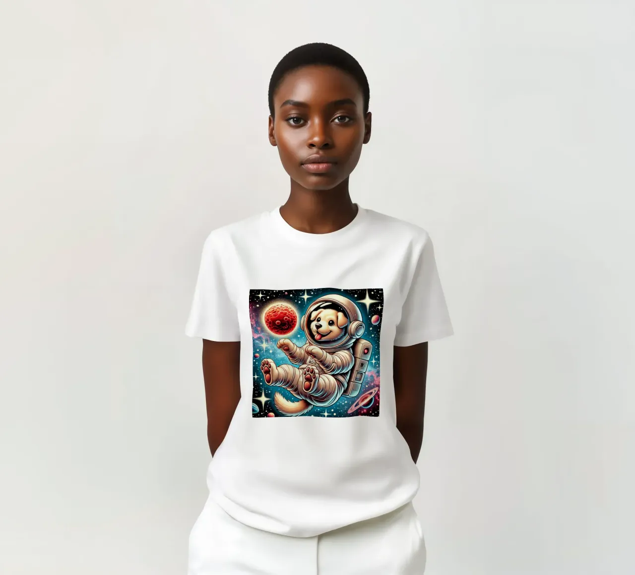 Avventura del cucciolo cosmico t-shirt da FluffyToons