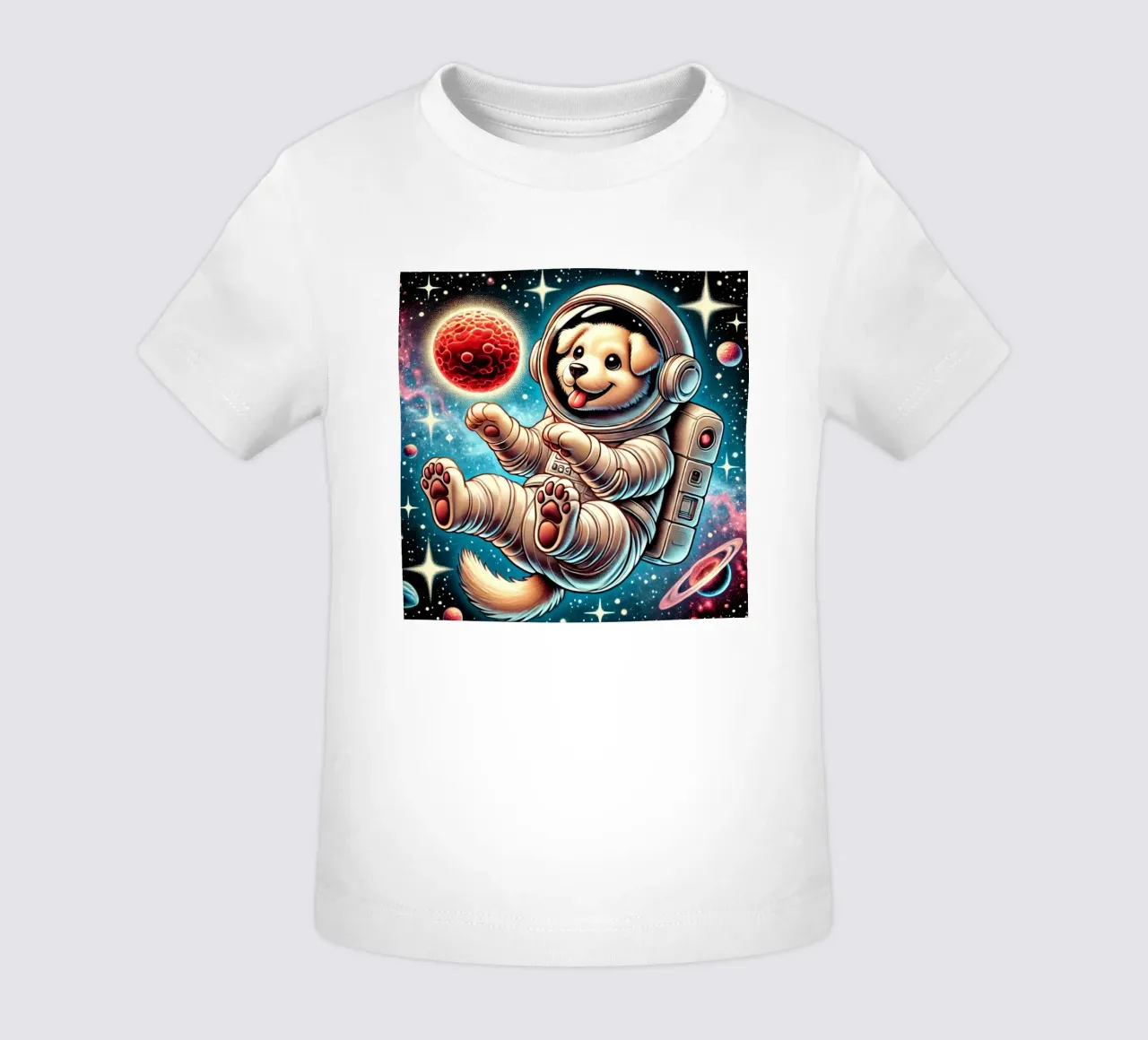 Avventura del cucciolo cosmico maglietta neonato da FluffyToons
