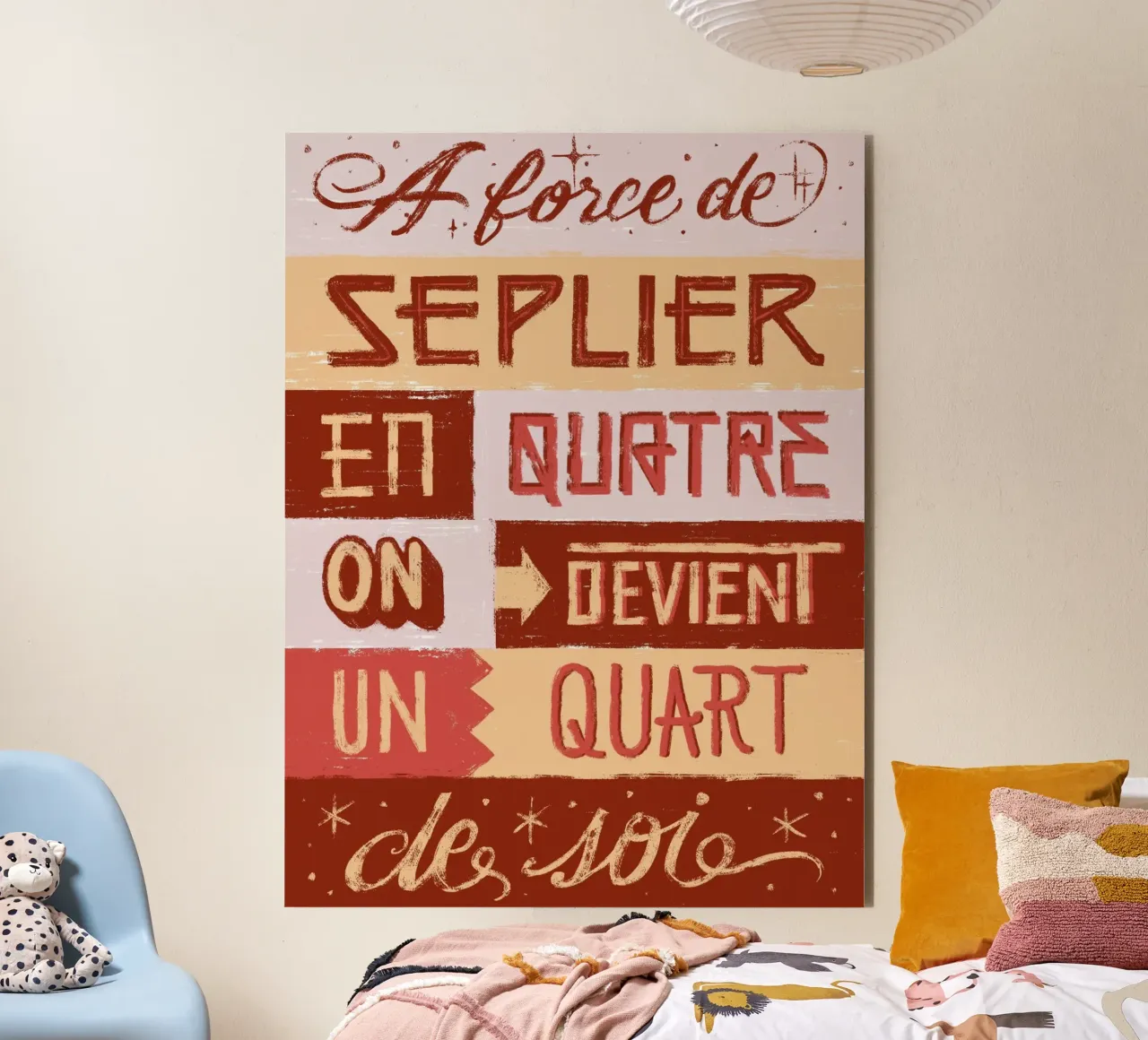 À force de se plier en 4 alluminio dibond da Glettering