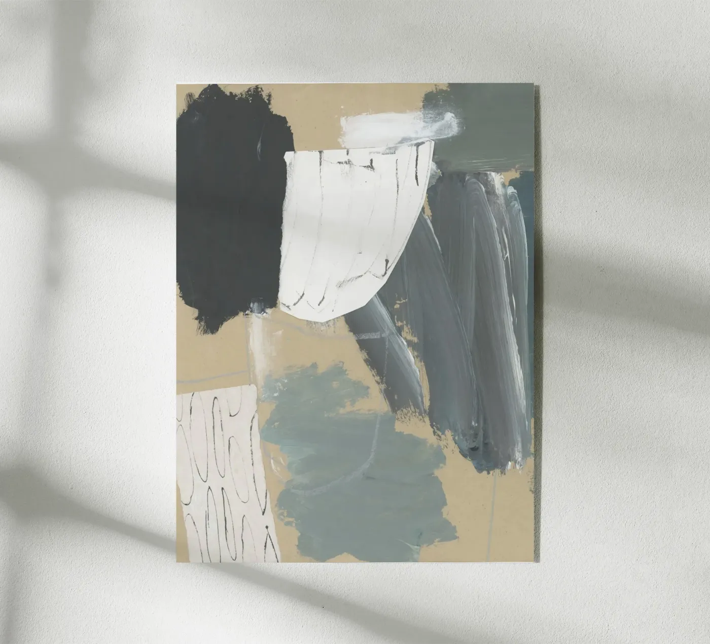 mixedmedia collage plexiglass da IRIS LEHNHARDT FINE ART