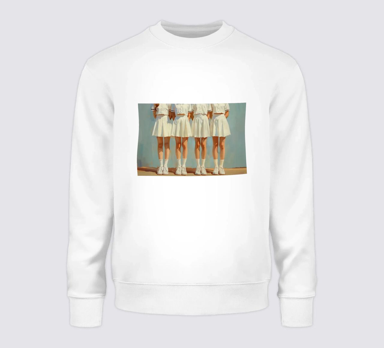 Pintura Vintage Tennis Squad sudadera de Melloi Art Print