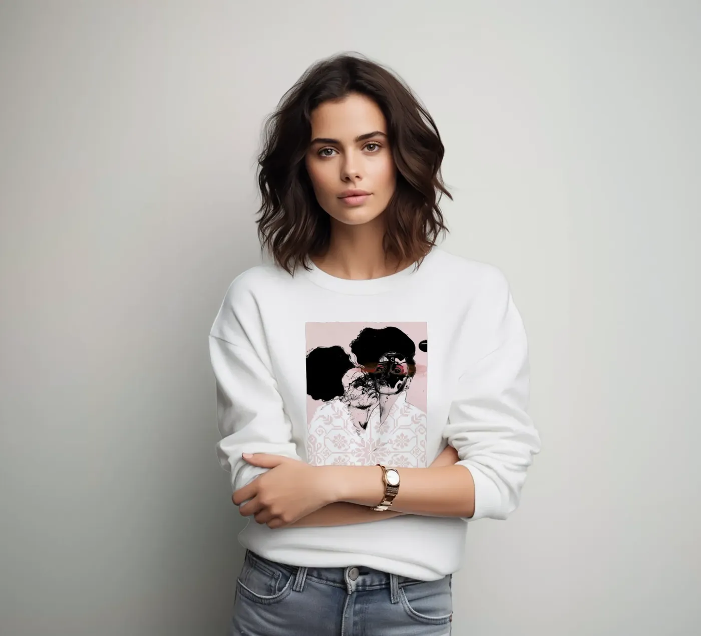 Splash sweatshirt van Agnes KR Patience