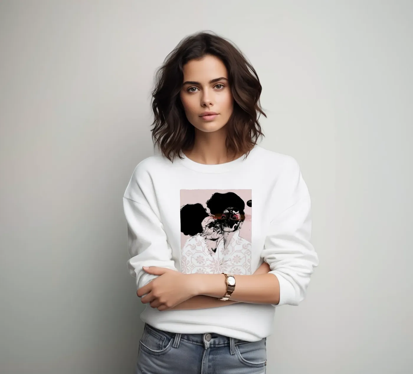 Splash sweatshirt van Agnes KR Patience