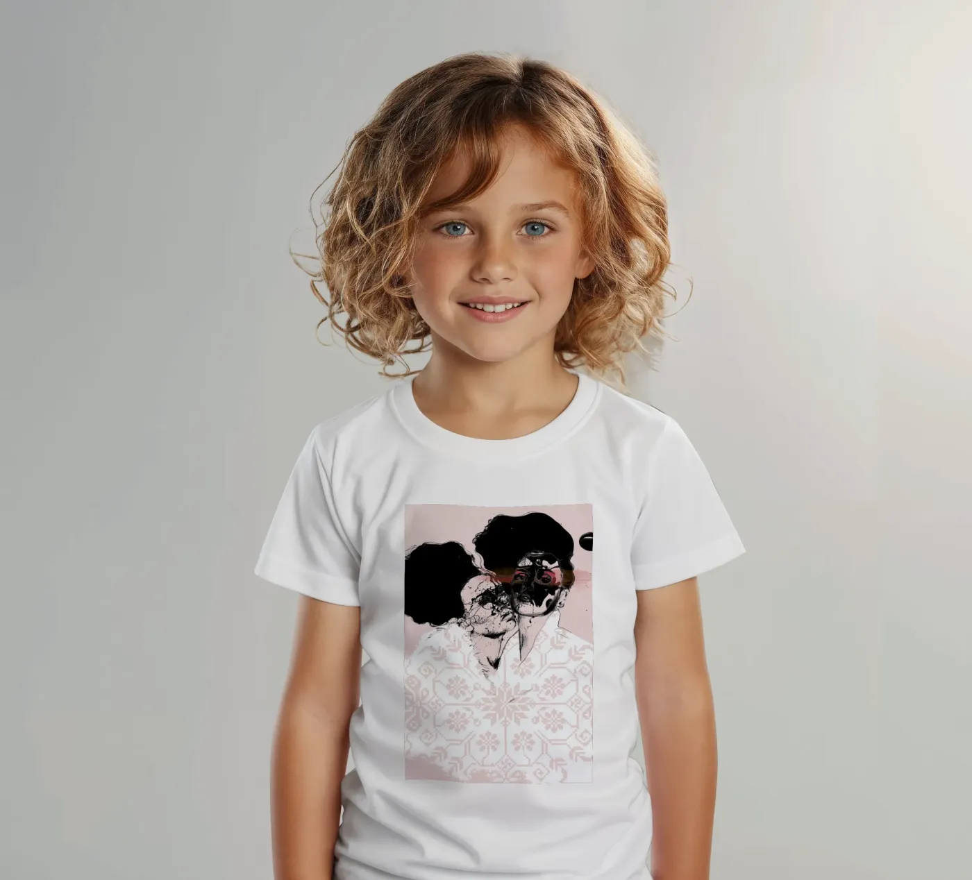 Splash kinder t-shirt van Agnes KR Patience