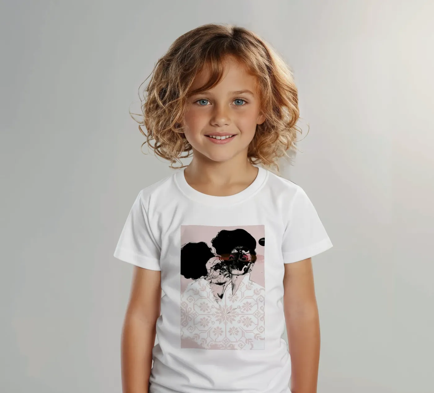 Splash kinder t-shirt van Agnes KR Patience