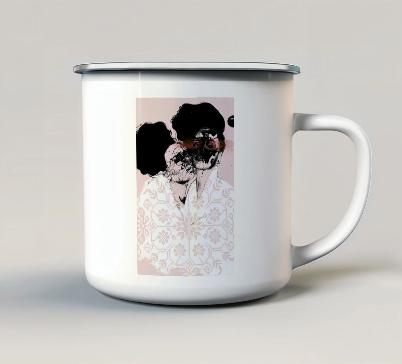 Splash tazza in smalto da Agnes KR Patience