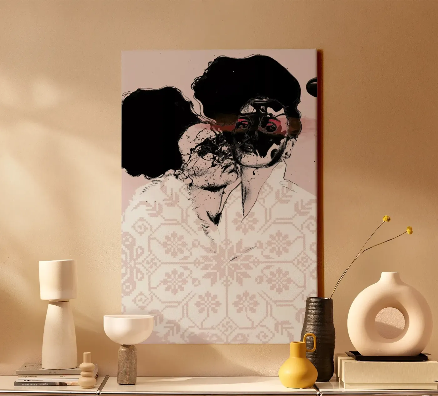 Splash canvas by Agnes KR Patience
