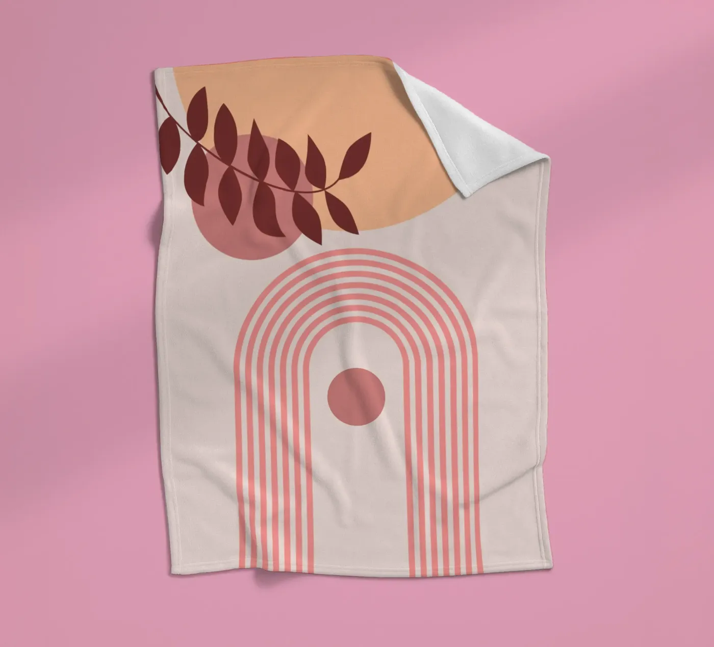 Sunlit Harmony fleece blanket by Kiroiharu