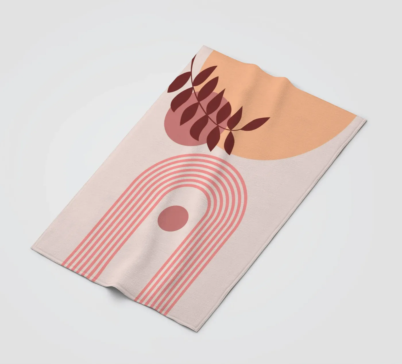 Sunlit Harmony fleece blanket by Kiroiharu