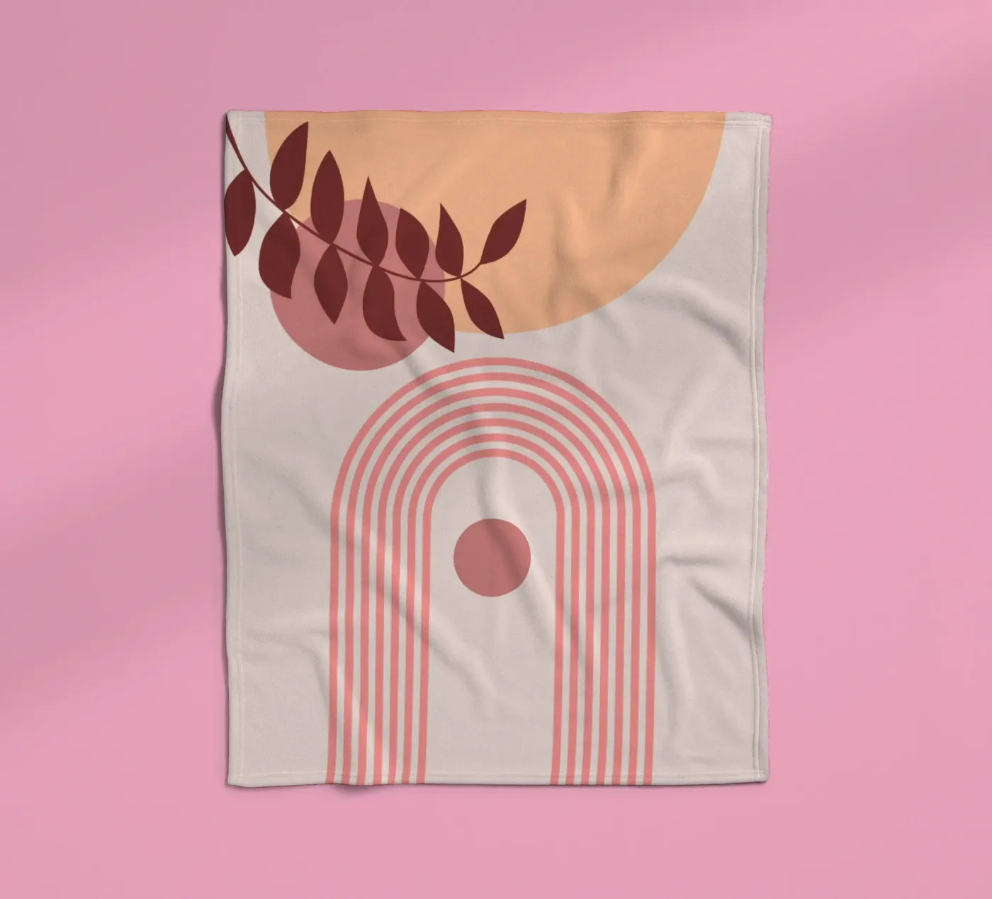 Sunlit Harmony fleece blanket by Kiroiharu