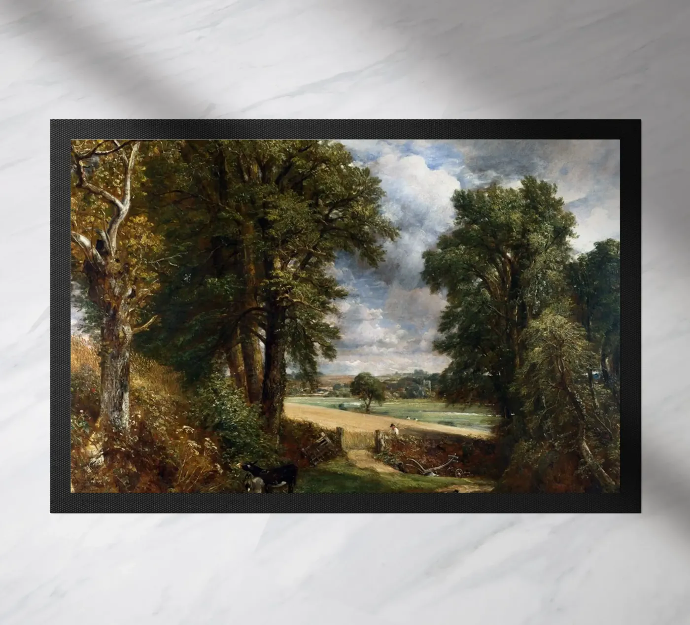 John Constable - The Cornfield doormat by William Store
