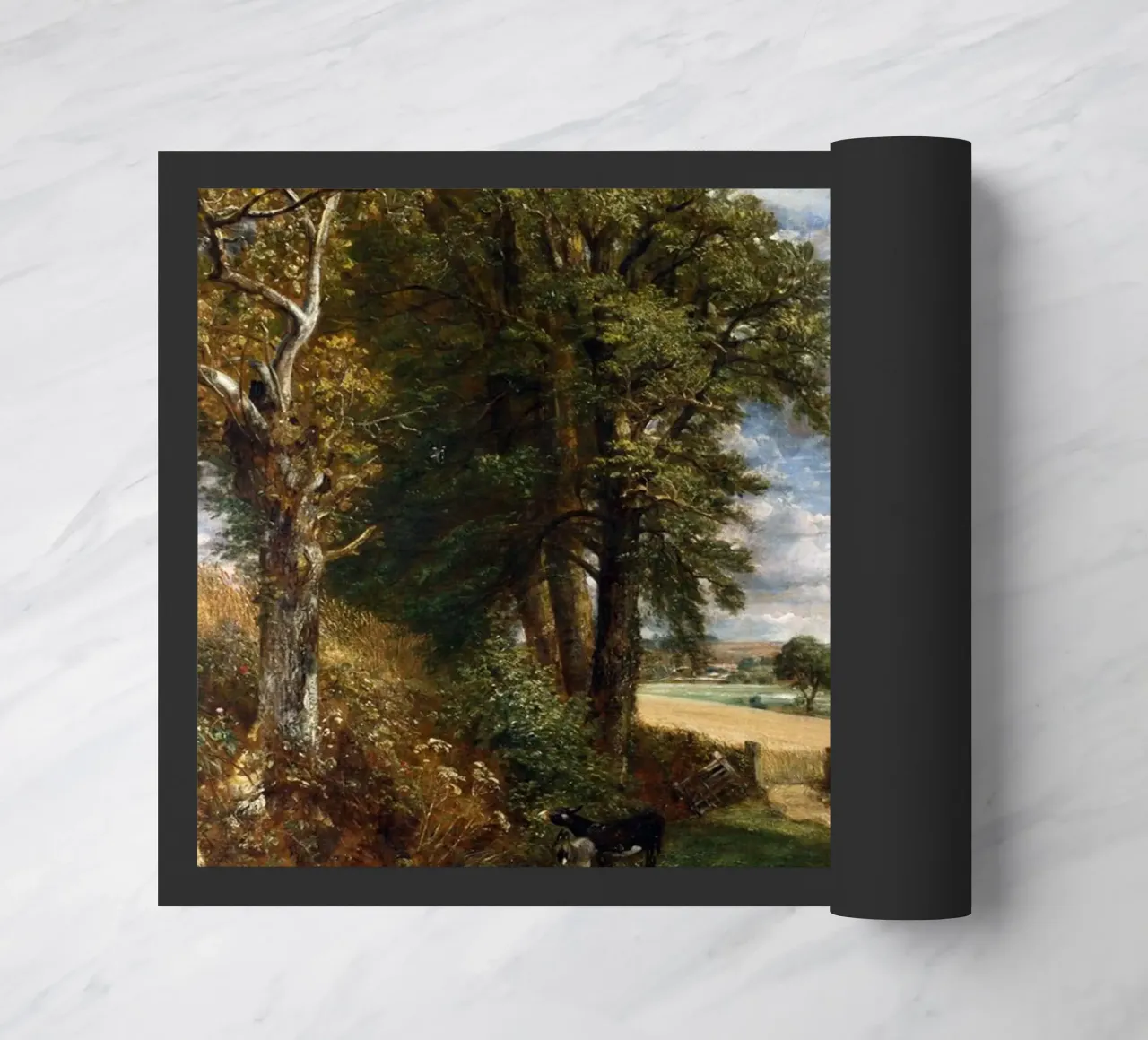 John Constable - The Cornfield doormat by William Store