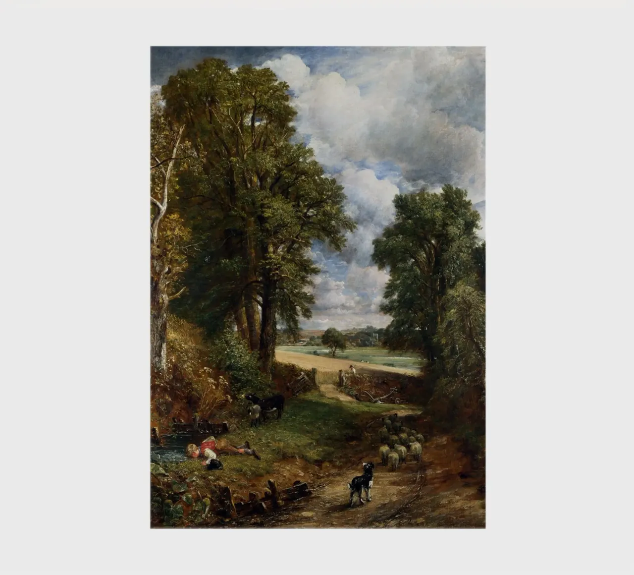 John Constable - The Cornfield notebook by William Store