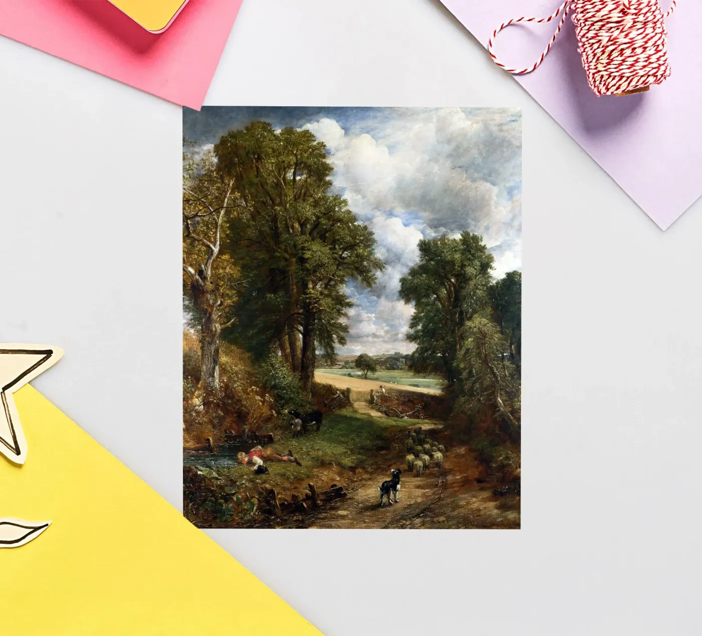 John Constable - The Cornfield sticker by William Store