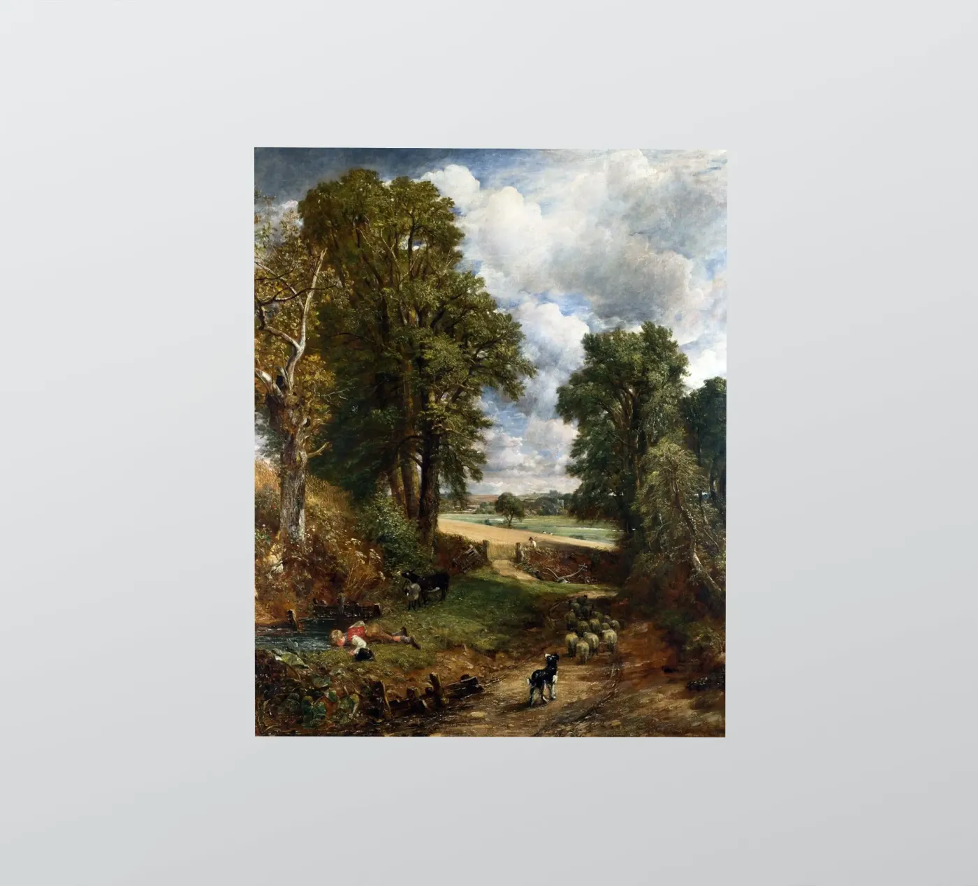 John Constable - The Cornfield sticker by William Store